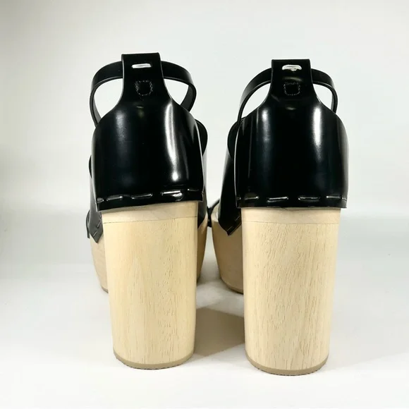 New Maison Margiela Leather Tabi Platform Sandals - Picture 3 of 9